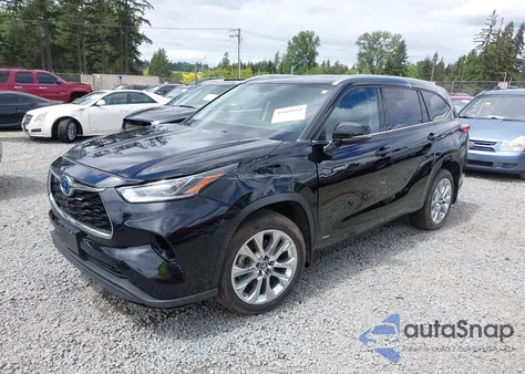 2021 Toyota Highlander Hybrid Limited из США, поврежденный, VIN 5TDDBRCH9MS531122